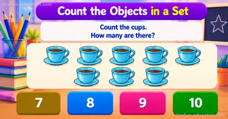 Pre-K & Kindergarten Math — Count the objects in a group