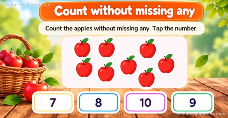 Pre-K & Kindergarten Math — Count without missing any