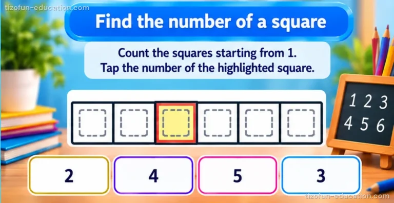 Pre-K & Kindergarten Math — Find the number of a box