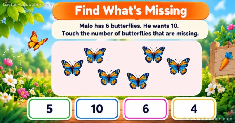 Pre-K & Kindergarten Math — Find what is missing