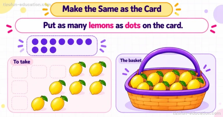 Pre-K & Kindergarten Math — Make as many as the card