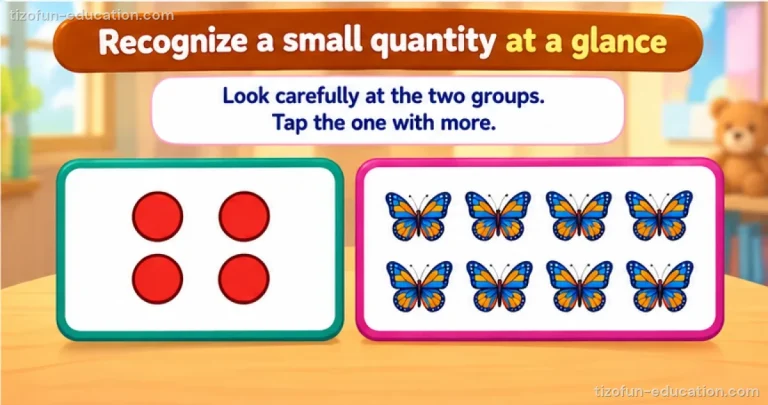 Pre-K & Kindergarten Math — Recognize a small amount at a glance