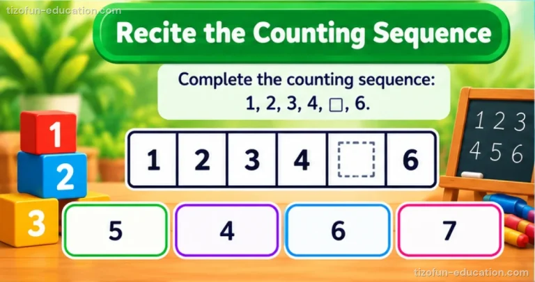 Pre-K & Kindergarten Math — Say the counting sequence