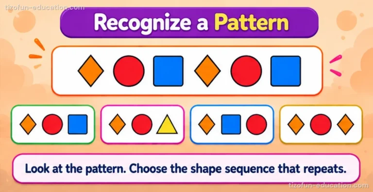 Pre-K & Kindergarten Math — Spot a pattern