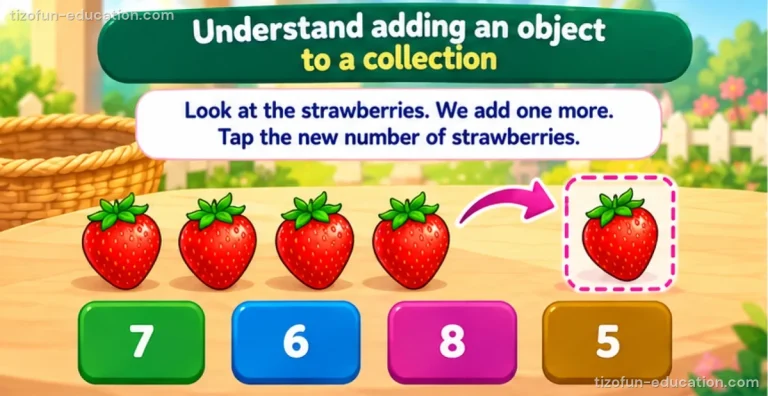 Pre-K & Kindergarten Math — Understand adding one object to a group