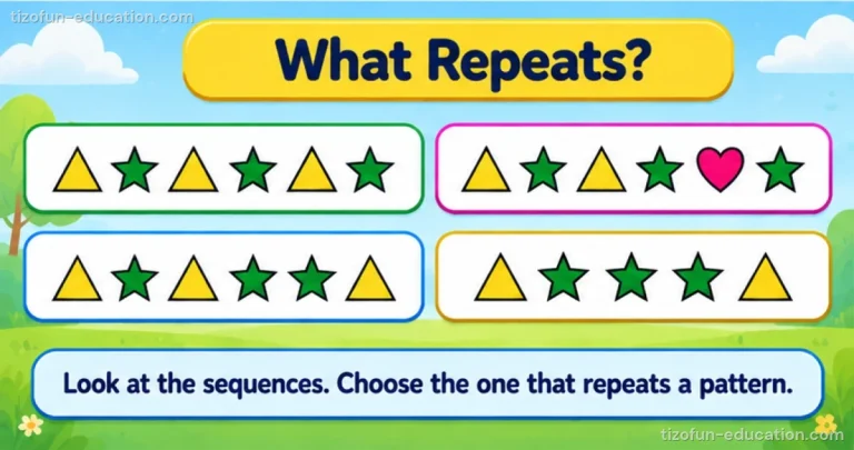 Pre-K & Kindergarten Math — What repeats