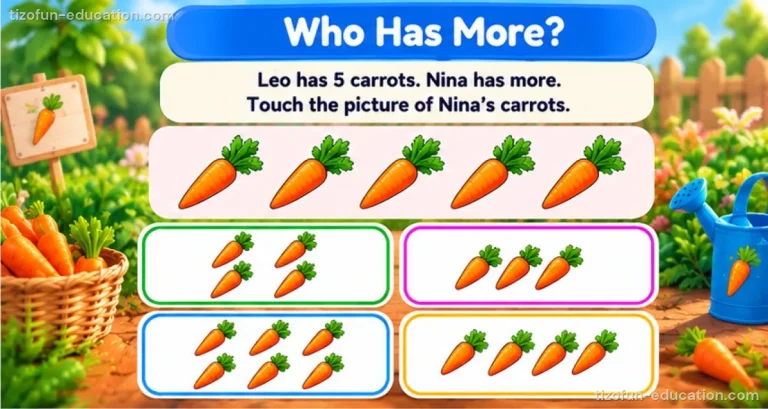 Pre-K & Kindergarten Math — Who has more?