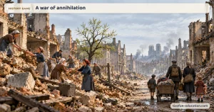 History, French curriculum 3e — A war of annihilation