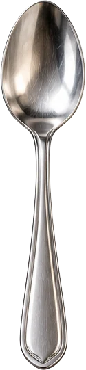 Une cuillère en métal